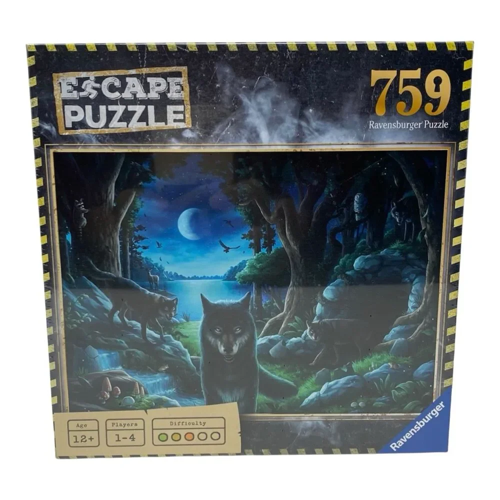 Ravensburger Escape Puzzle Curse of the Wolves 759 Piece Mystery Game New Sealed